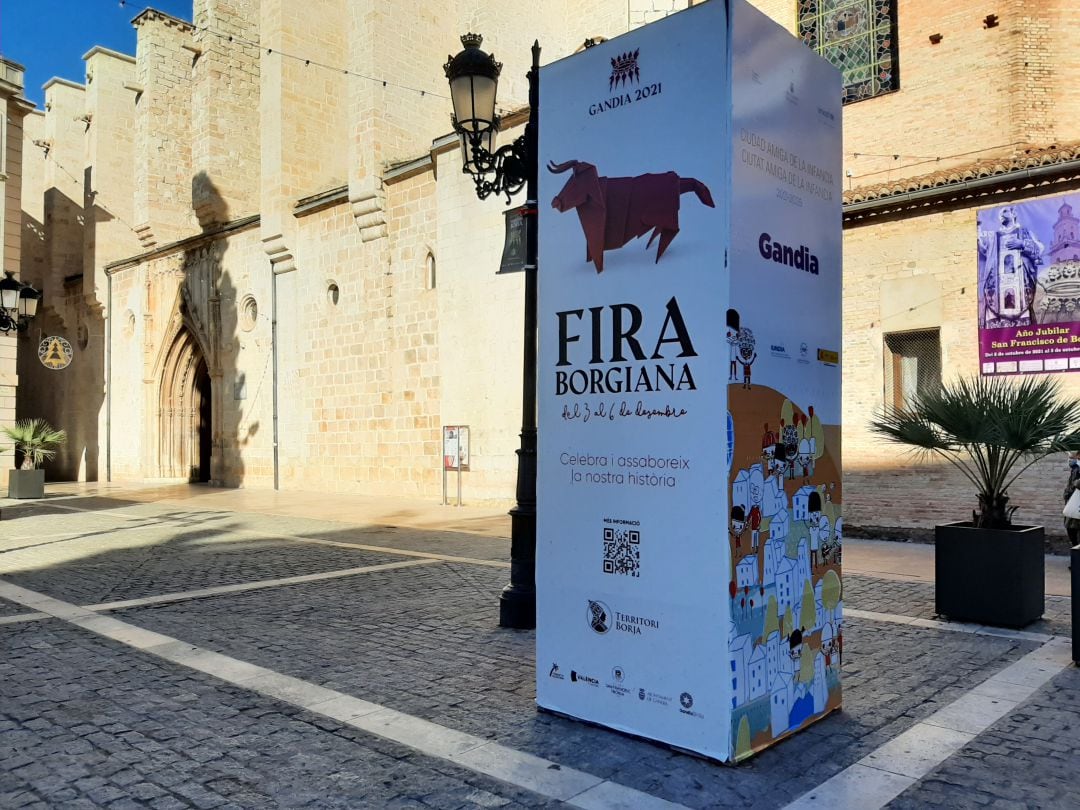 Cartel anunciador de la Fira Borgiana en Gandia