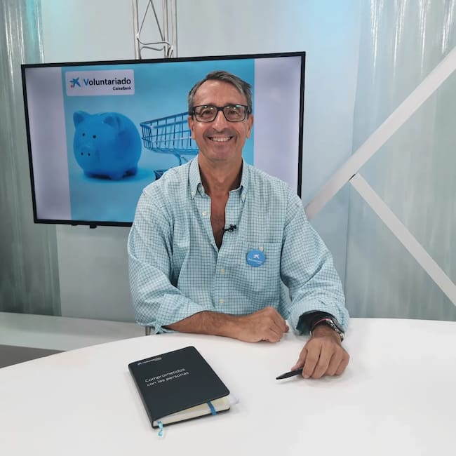 Domingo Pérez, voluntario del programa" Mentoring Emprendedores"