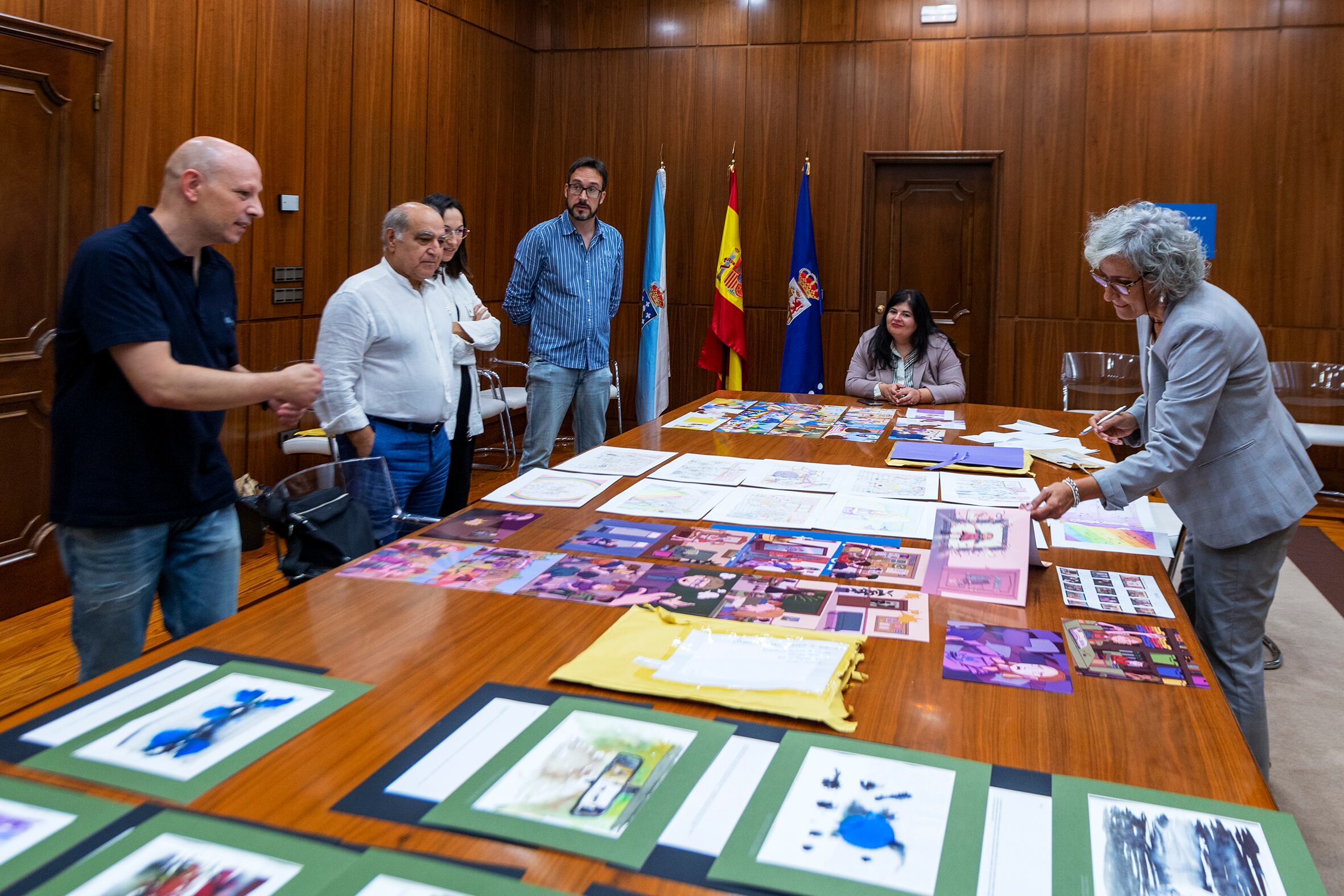 Reunión del jurado del XIX Premio Pura e Dora Vázquez