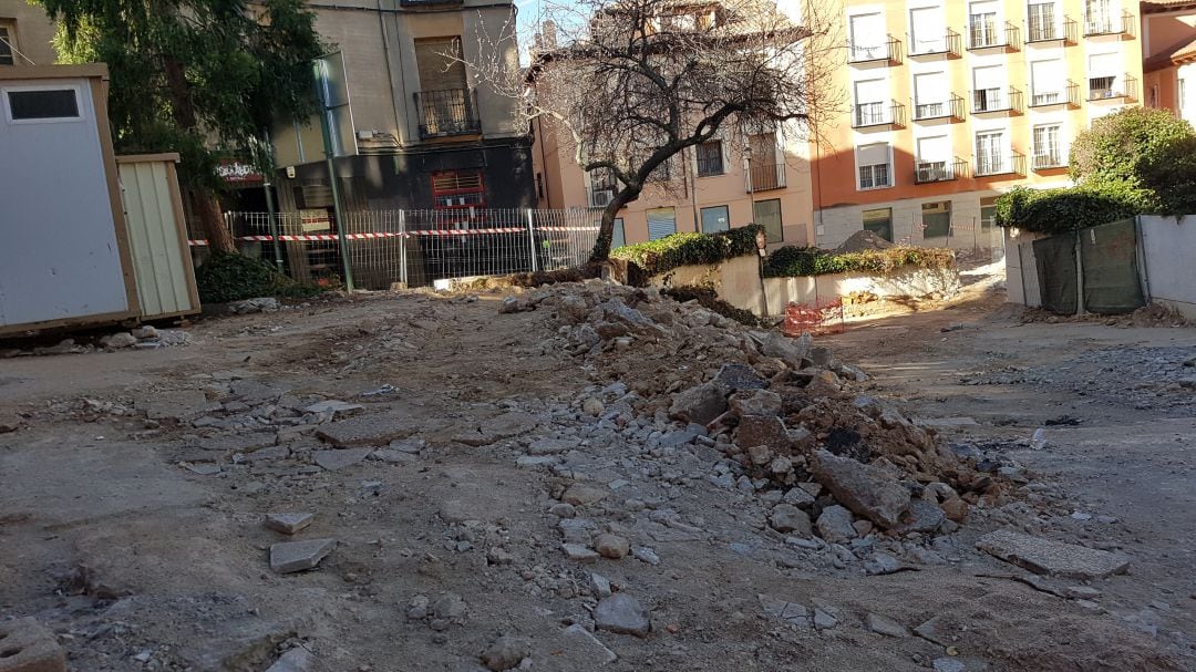 Imagen de la plaza a día de hoy.