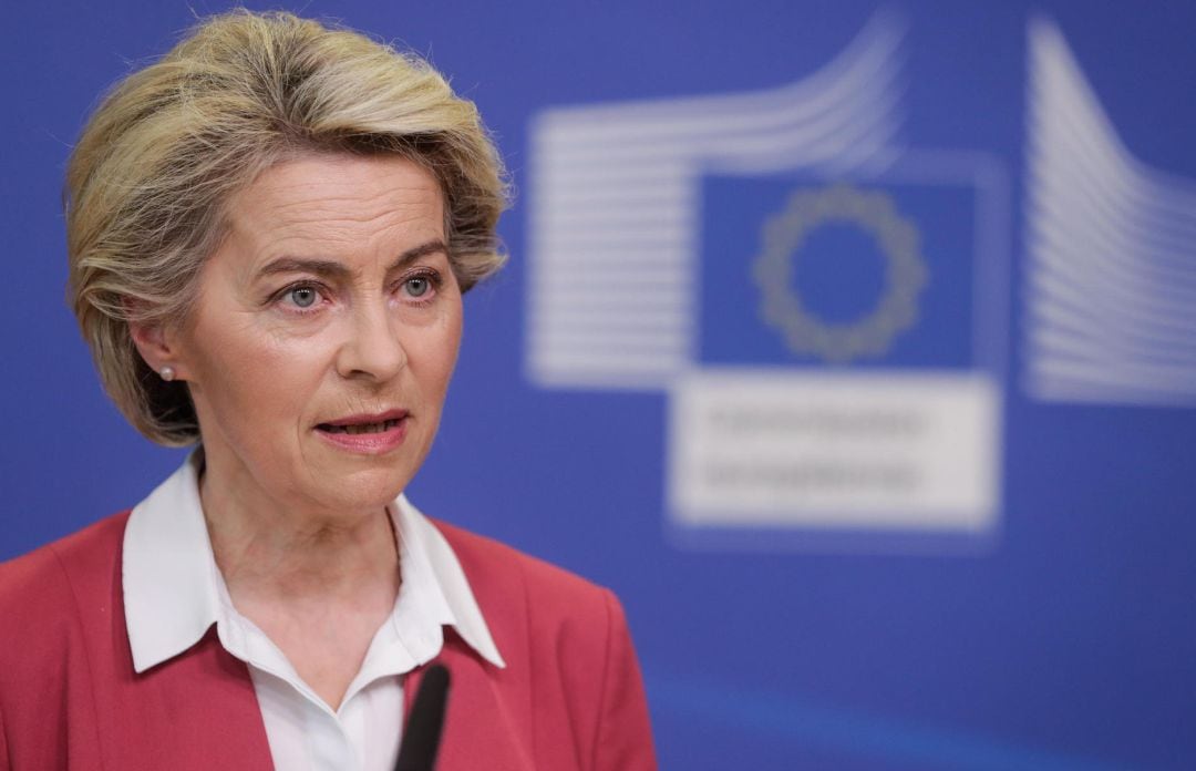 La presidenta de la Comisión Europea, Ursula von der Leyen.