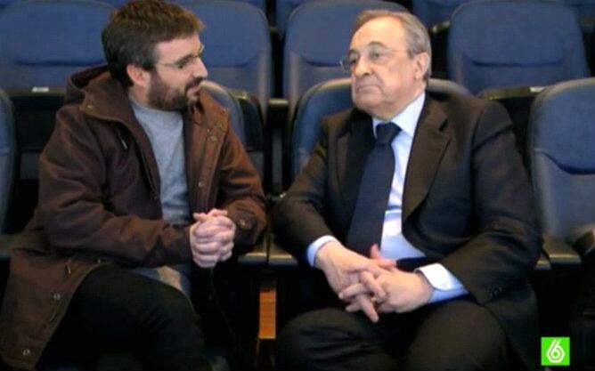 Jordi Évole entrevista al presidente del Real Madrid, Florentino Pérez