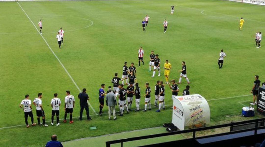 Momento del cambio masivo de jugadores