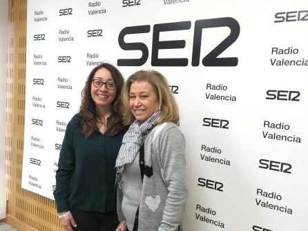 Soledad Corachán, directora del Coro y Ana Maria Ruiz, Presidenta de AFAP