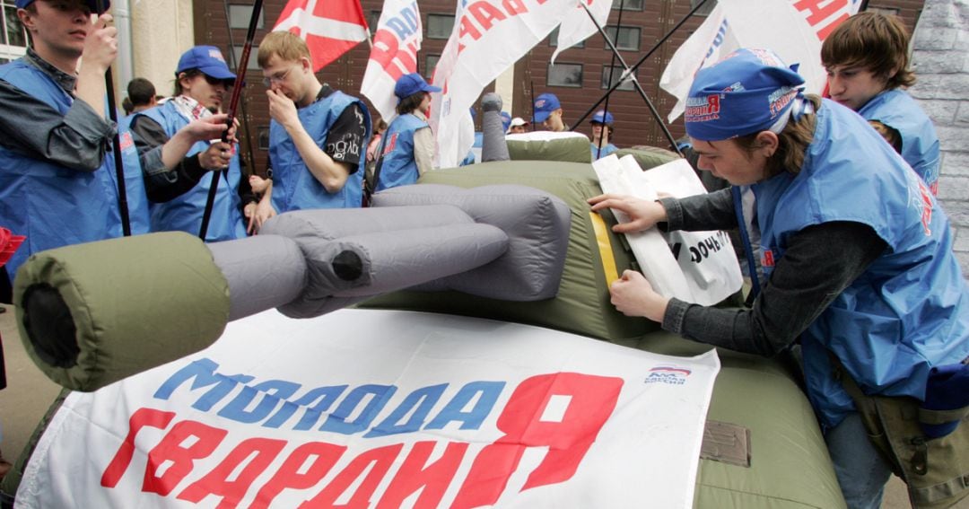 Una imagen de las revueltas que tuvieron lugar en Tallín el 27 de abril de 2007