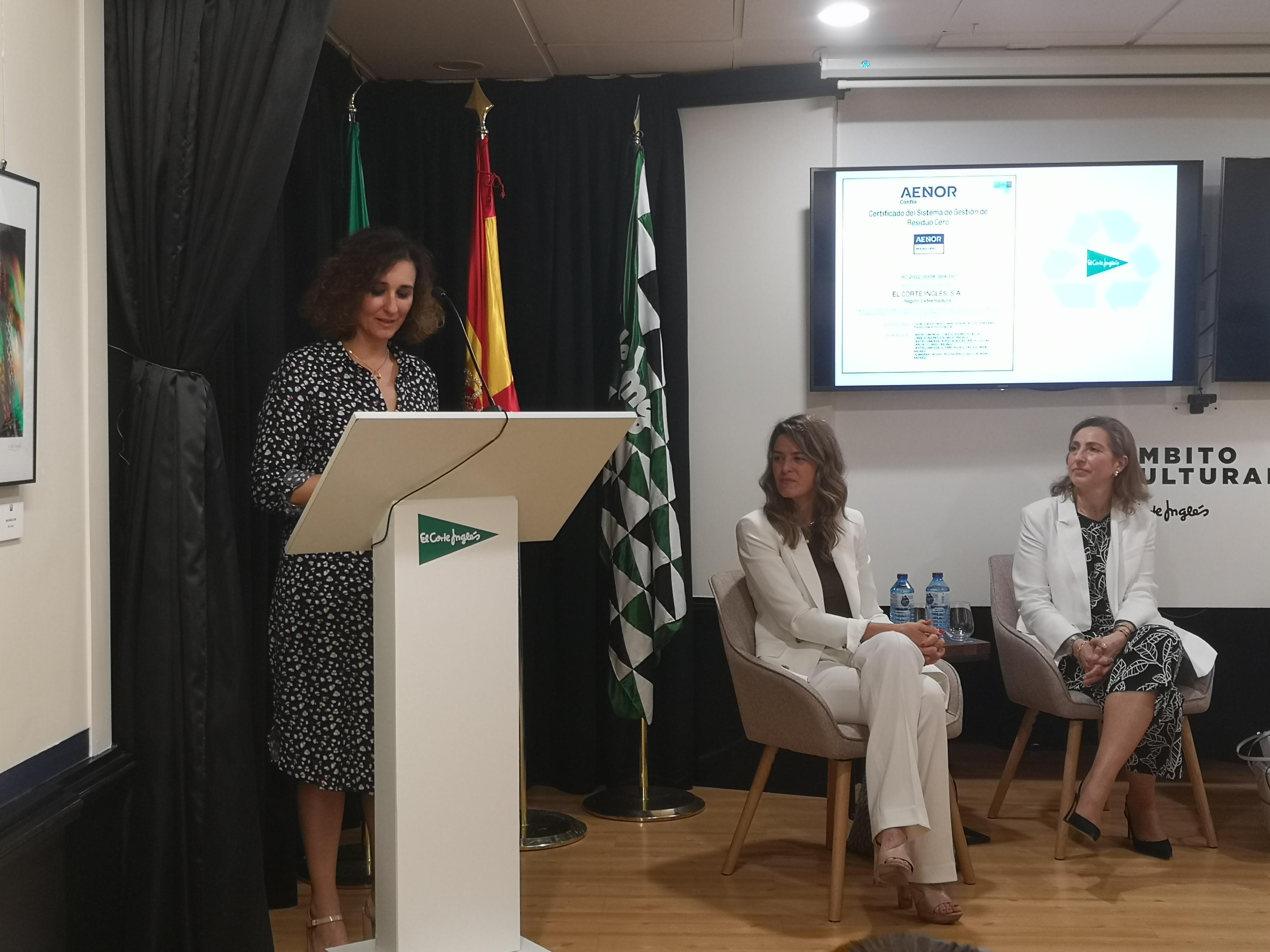 Olga García, consejera de Transición Ecológica y Sostenibilidad de la Junta de Extremadura