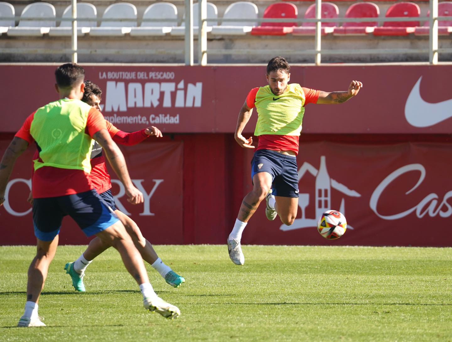 Un entrenamiento del Algeciras