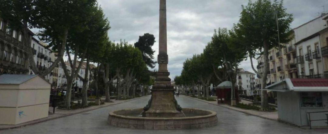 Paseo de la Constitución de Baeza.