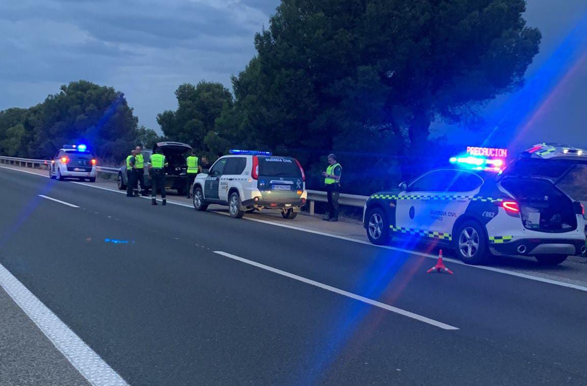 La Guardia Civil detiene a un conductor circulando en dirección contraria en Tudela