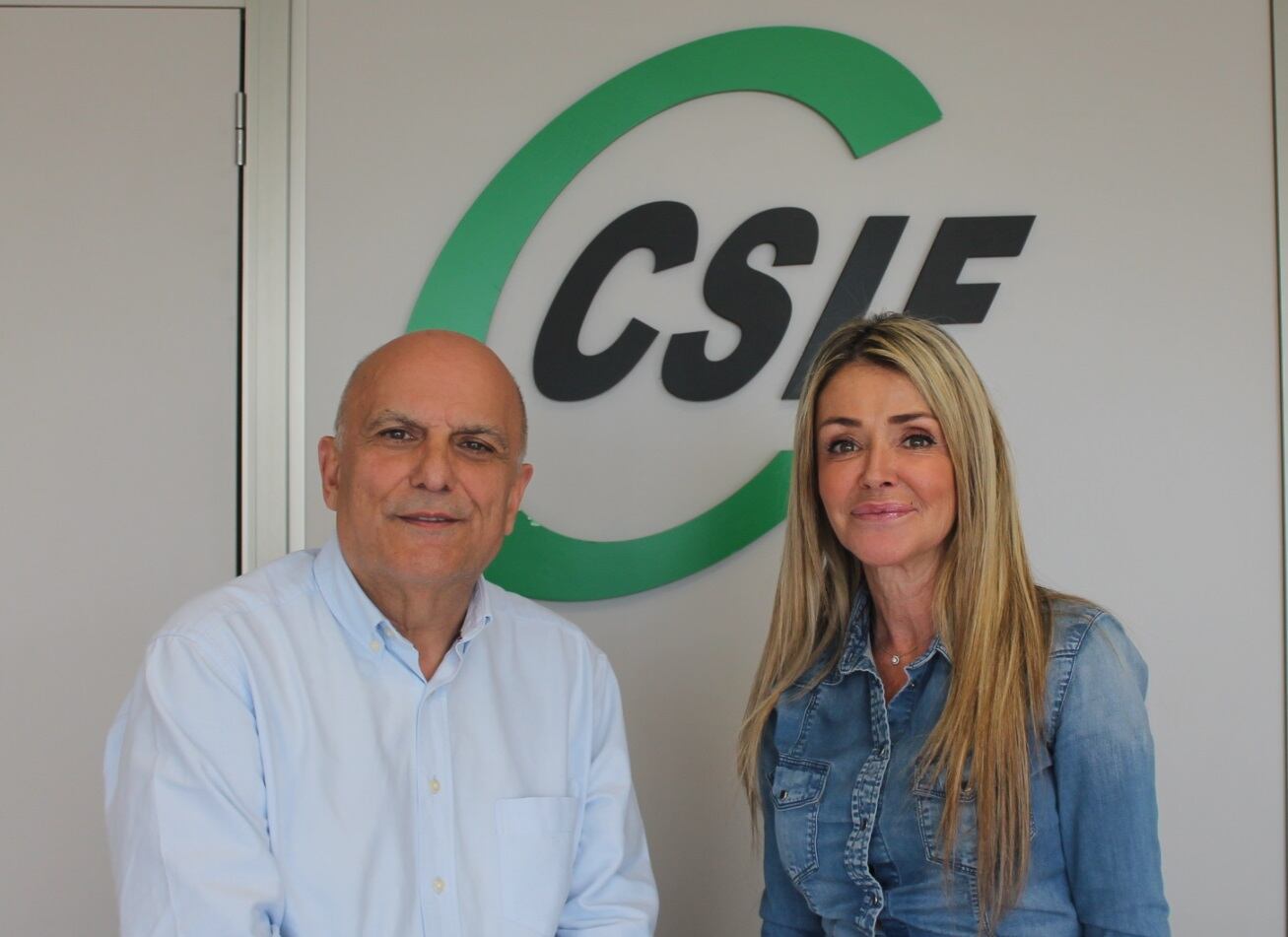 Rafa Cantó y Ana Márquez, presidente y vicepresidenta de CSFI Comunitat Valenciana