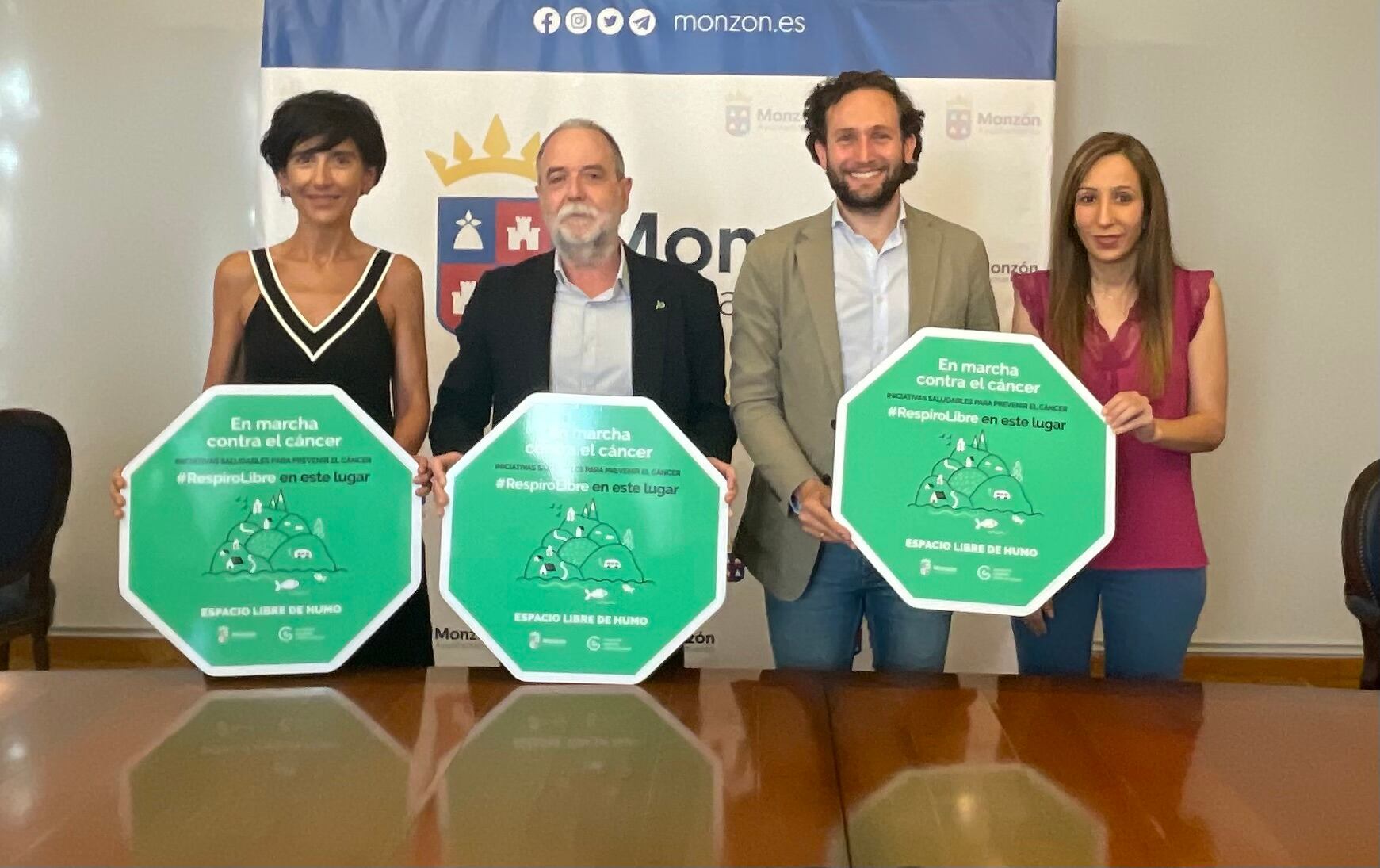 Monzón se suma al proyecto de la AECC de ‘Espacios Sin Humo’