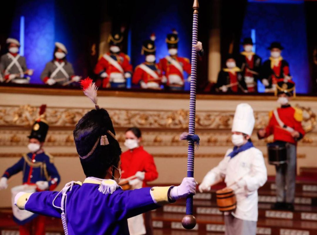 Momento de uno de los ensayos de la celebración del día grande de San Sebastián