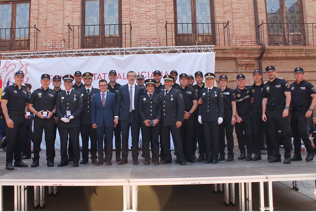 La delegación policial de Gandia en el Monasterio de El Puig