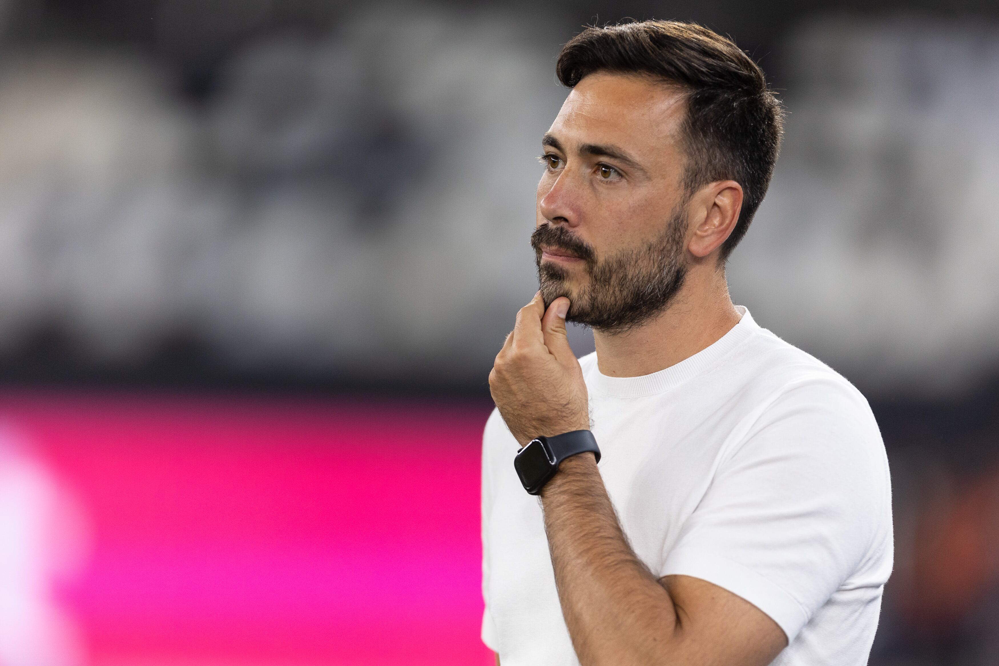 Davide Ancelotti durante el partido frente a Bahía