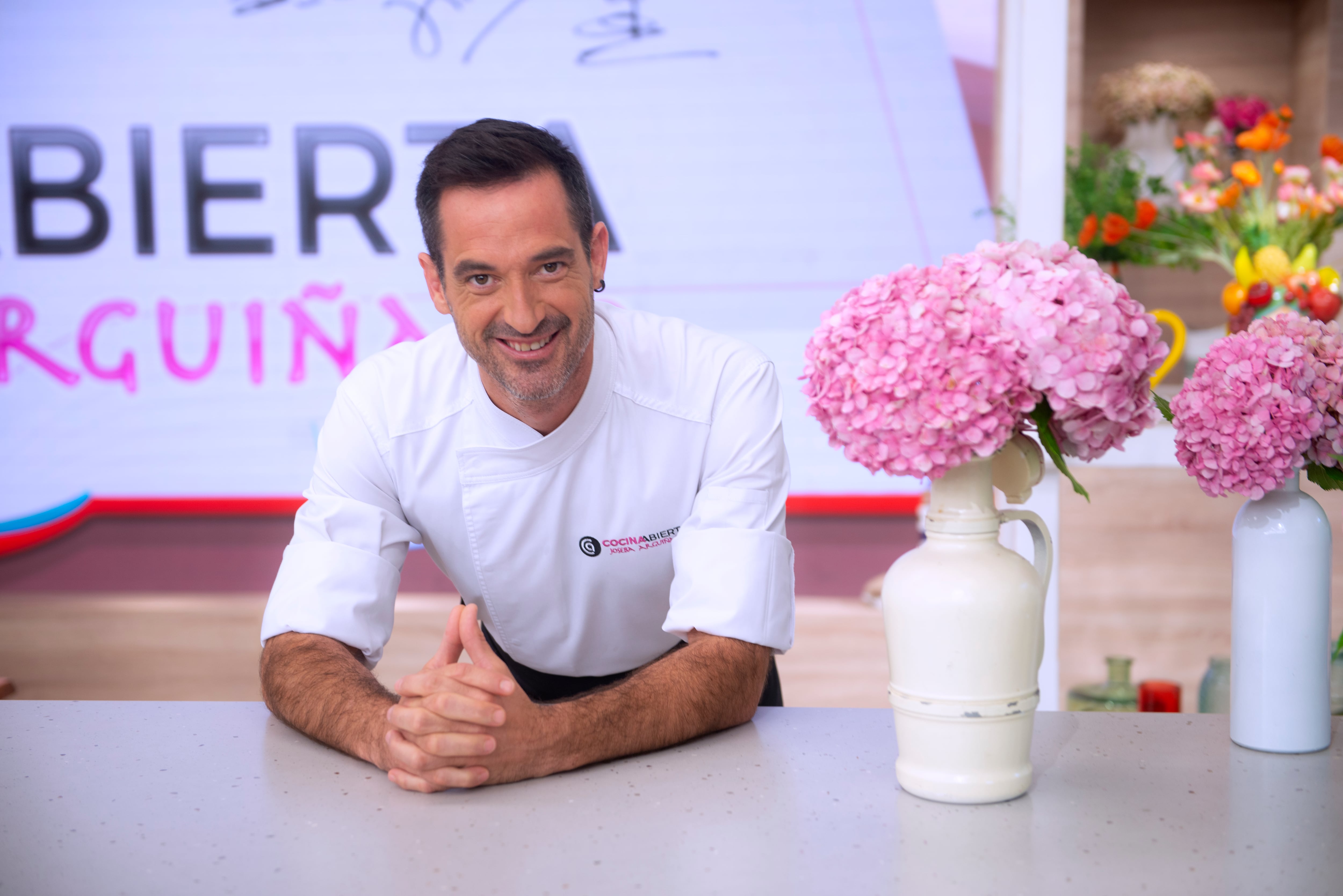 Joseba Arguiñano, hijo de Karlos, en la "Cocina Abierta" de Antena 3