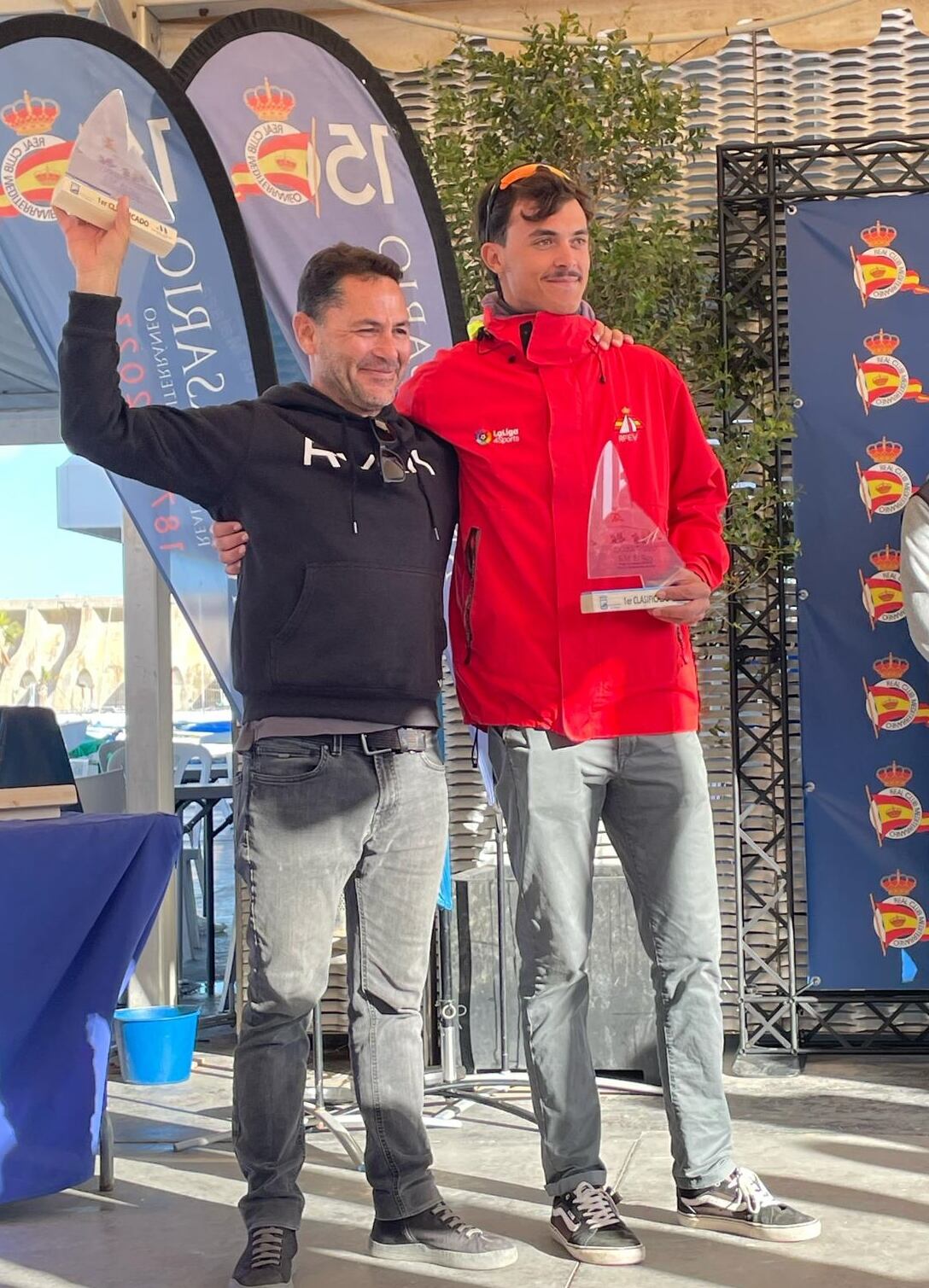 Leonardo Armas y Miguel Bethencourt, campeones de la Copa de España de Snipe-Trofeo SM El Rey.