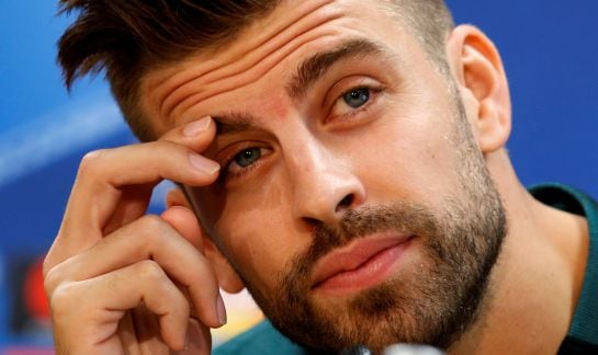Primer plano de Gerard Piqué