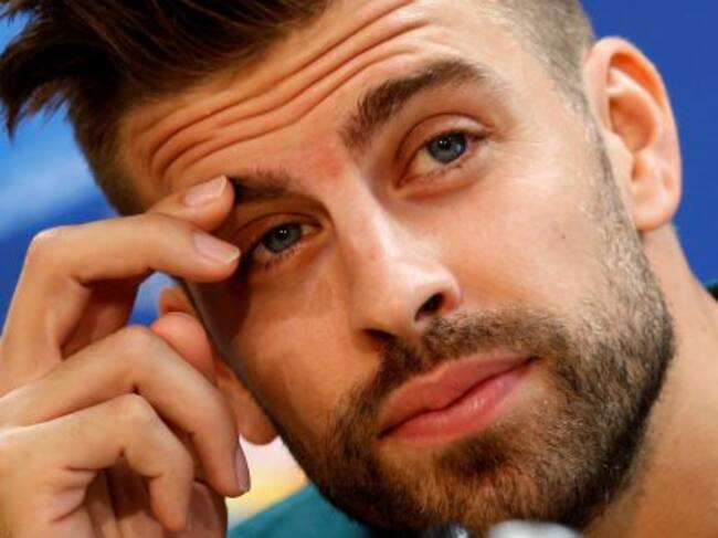Primer plano de Gerard Piqué