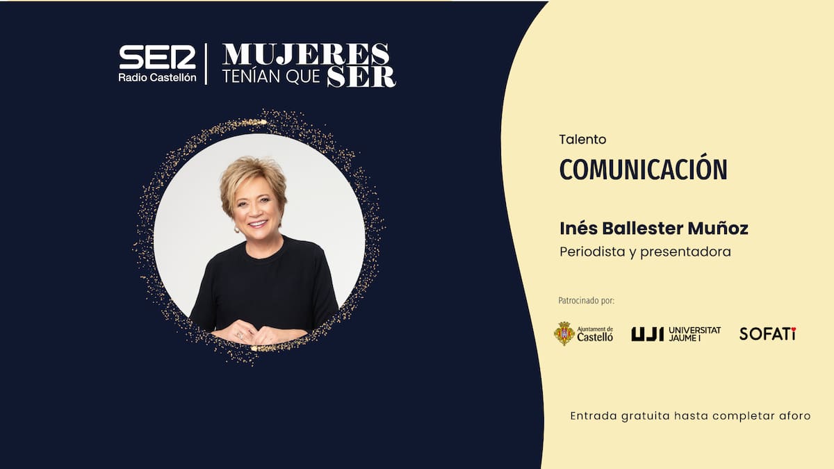Entrevista completa a Inés Ballester, premio Talento Comunicación de 'Mujeres tenían que SER'
