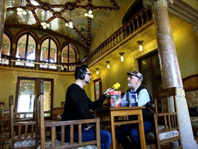 Entrevista al Pavelló dels distingits