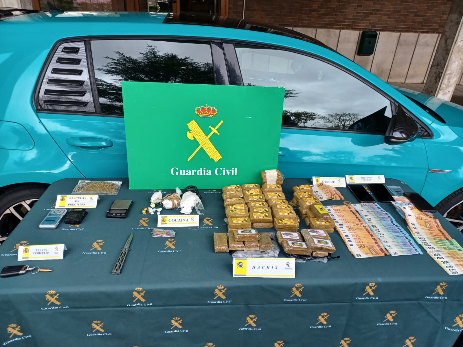 Operación trafico de drogas en Cuéllar e Íscar