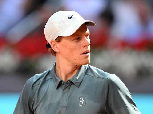 Jannik Sinner, en su partido ante Bonzi en el Mutua Madrid Open