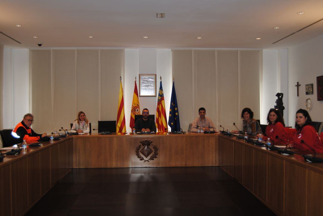 Reunión Cruz Roja y Servicios Sociales de Vila-real