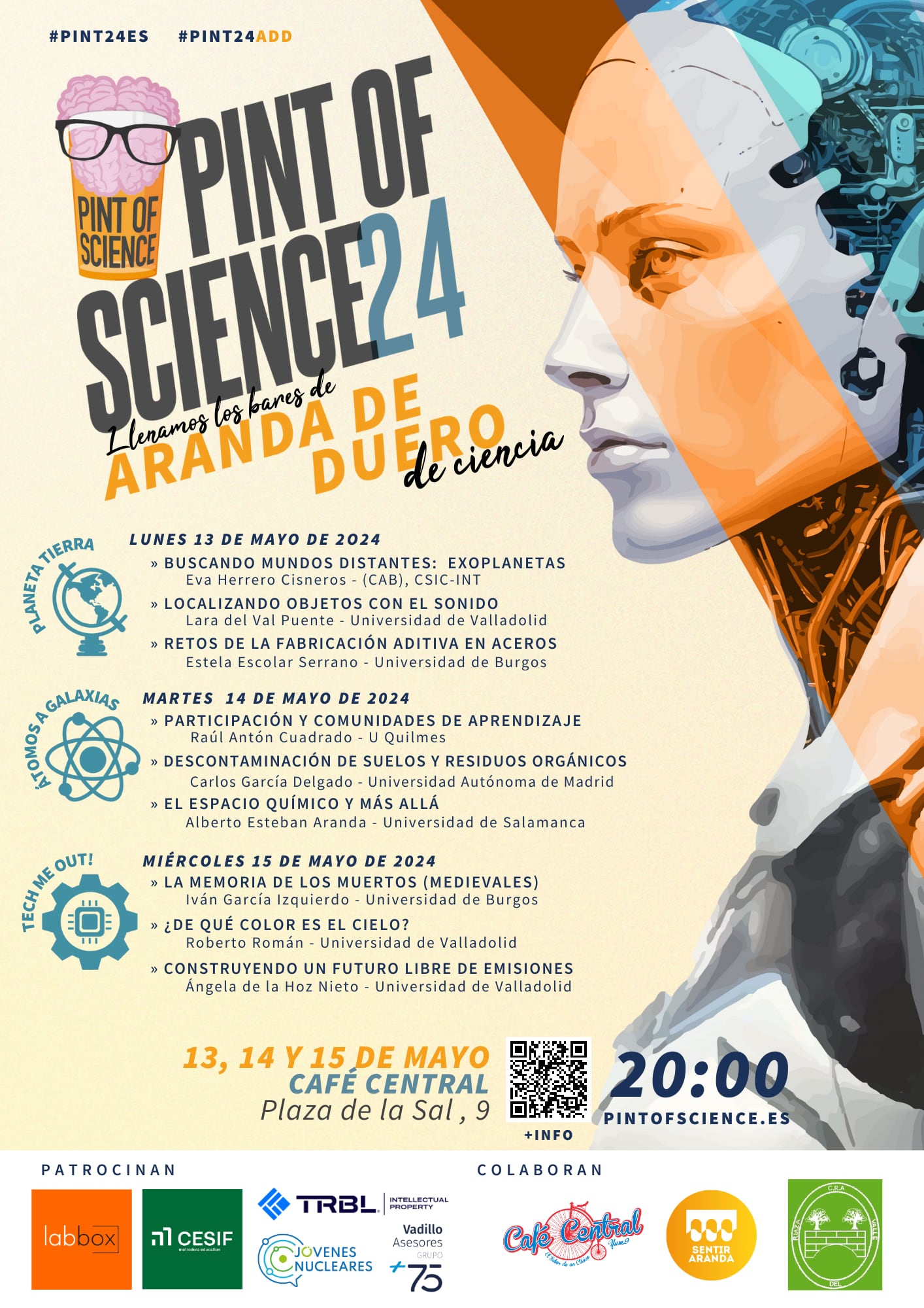 Cartel de Pint of Science Aranda