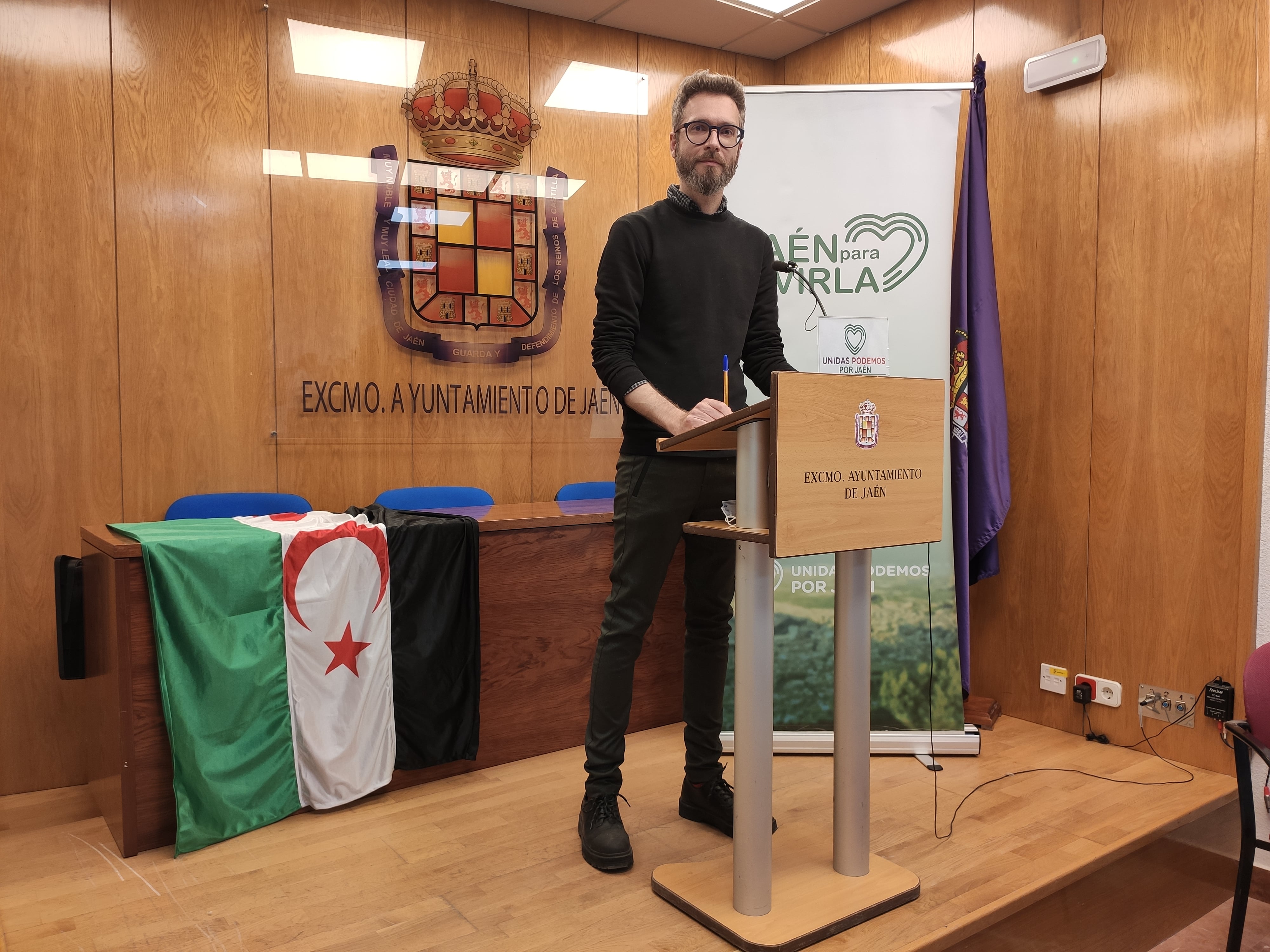 Javier Ureña es el portavoz de Unidas Podemos por Jaén en el Ayuntamiento de la capital