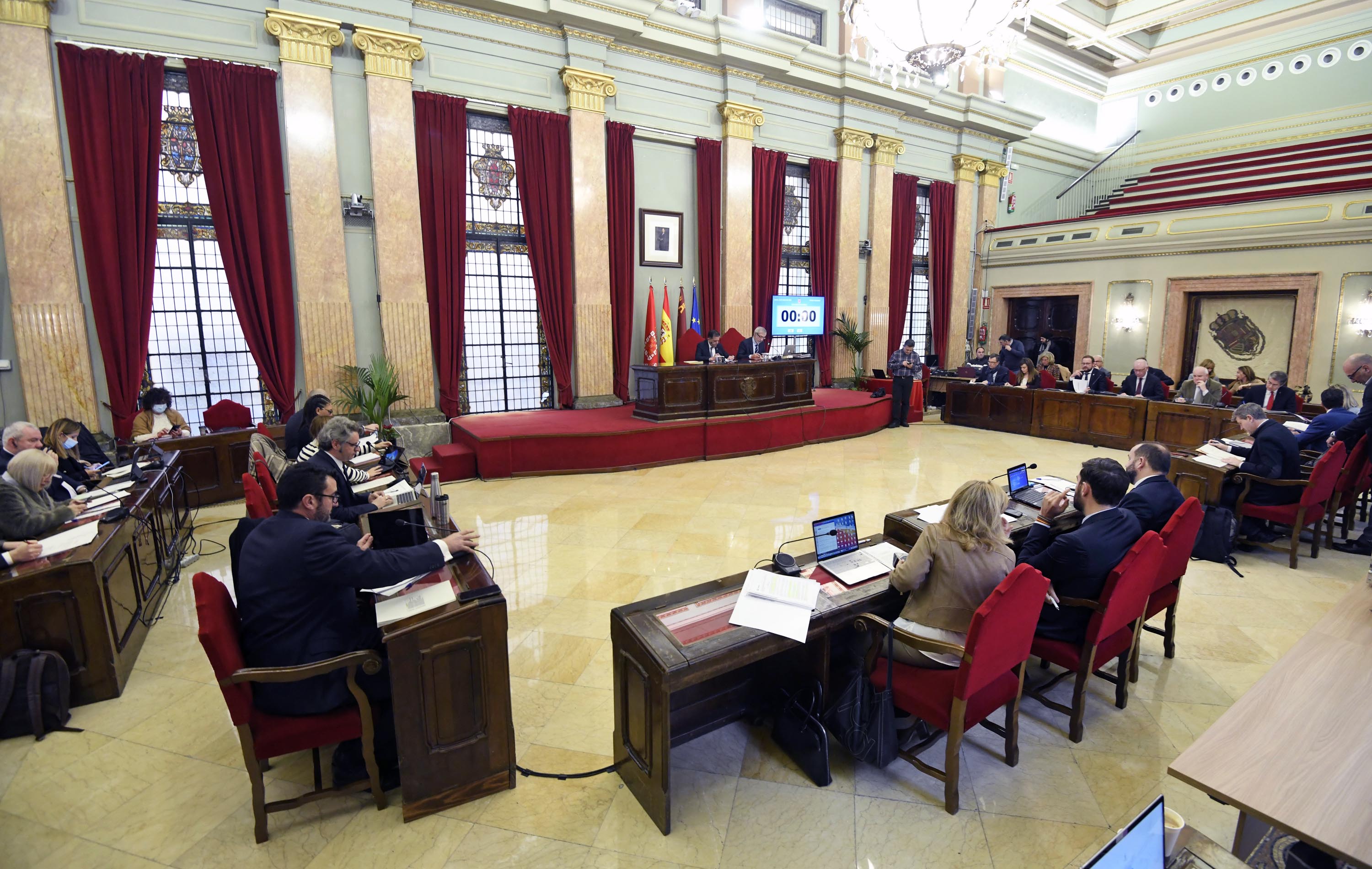 Pleno del Ayuntamiento de Murcia