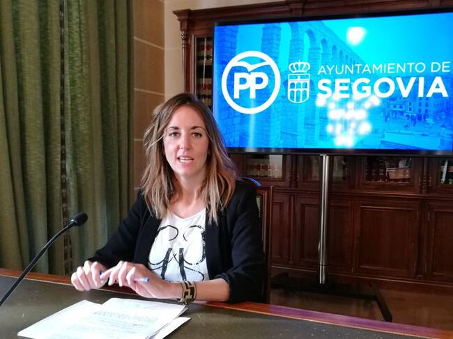 Raquel Fernández portavoz del grupo municipal popular