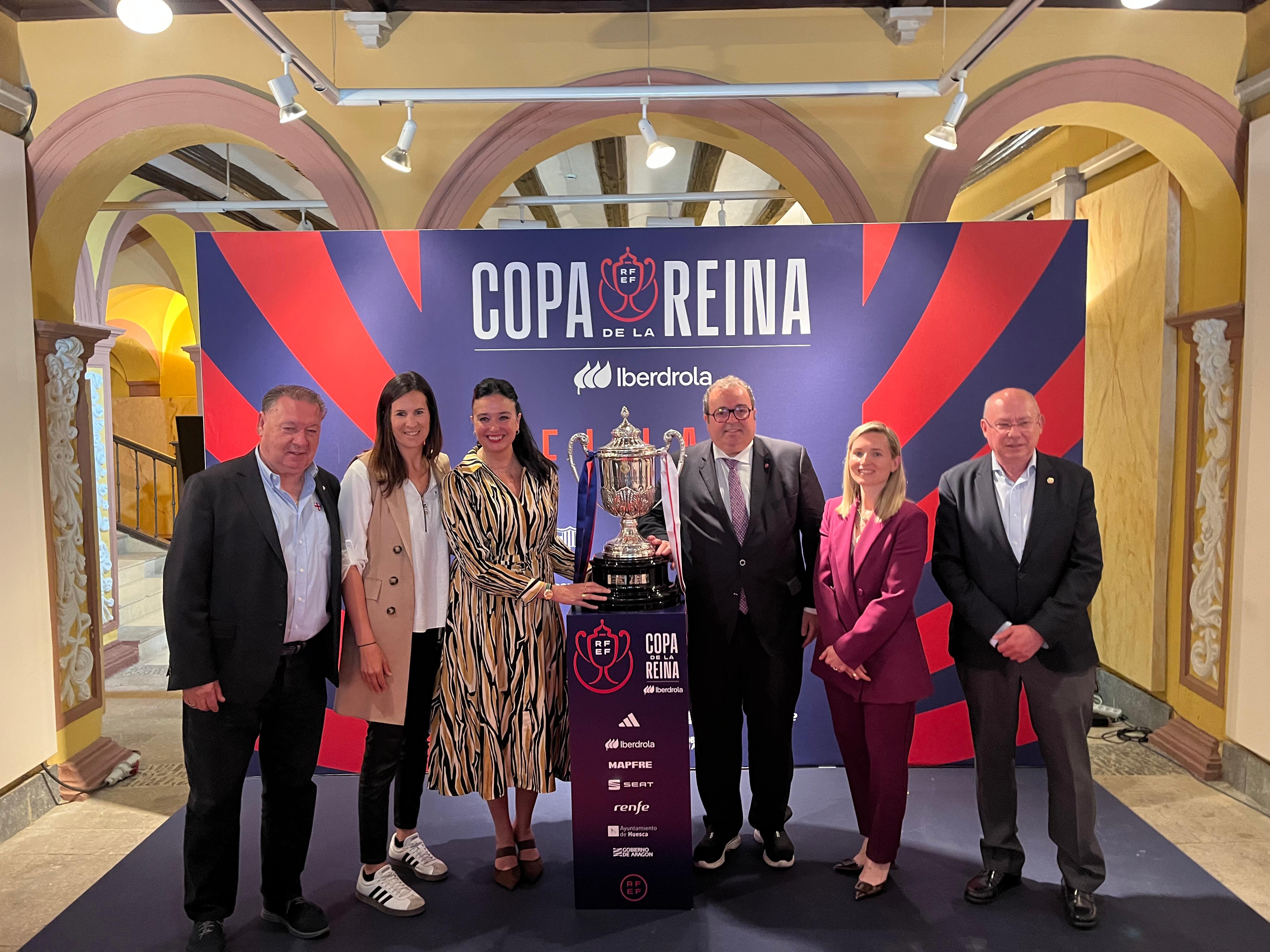 Huesca acogía la presentación de la final de la Copa de la Reina de fútbol