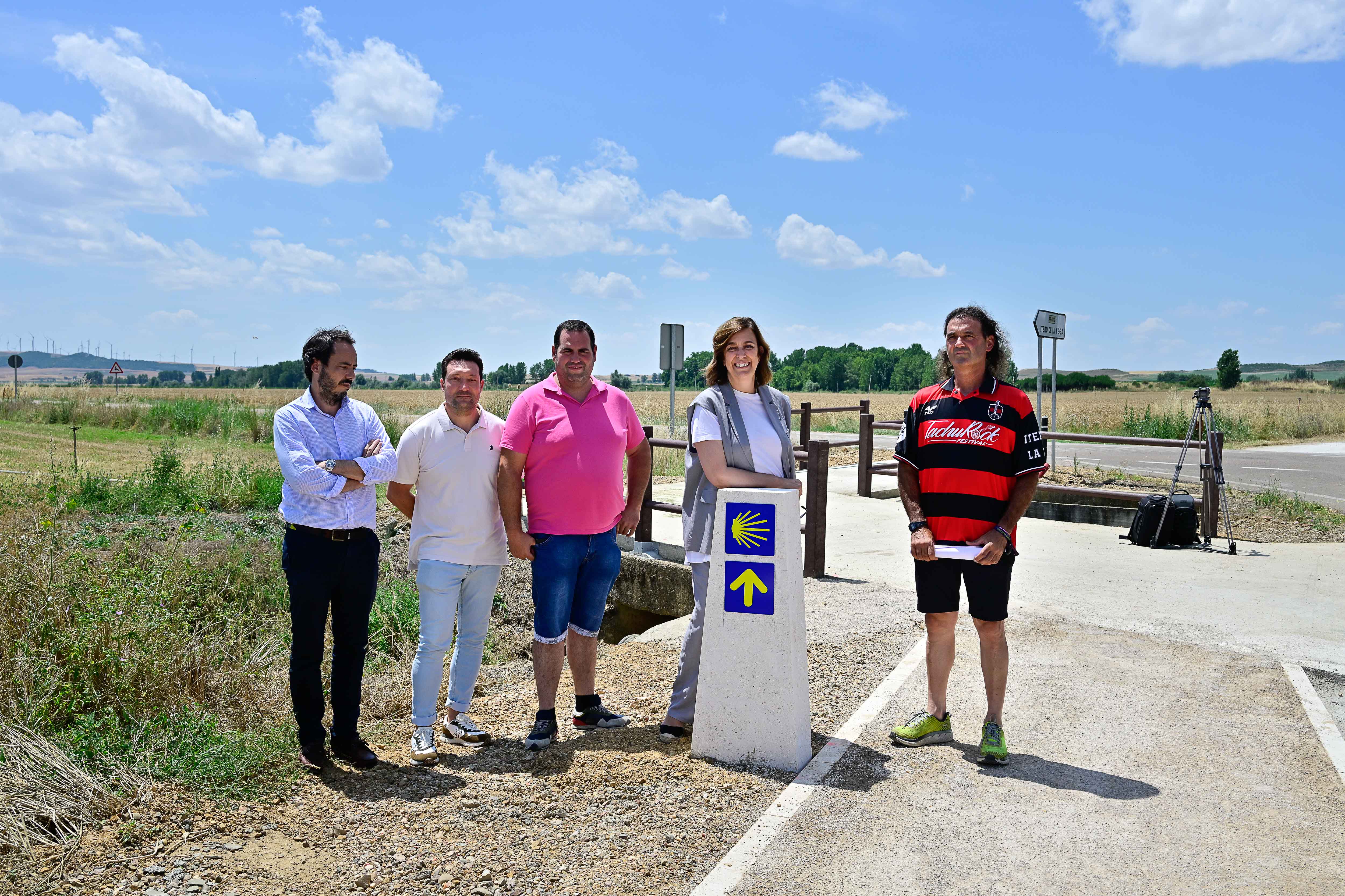 Actuaciones en el Camino de Santiago en Itero de la Vega