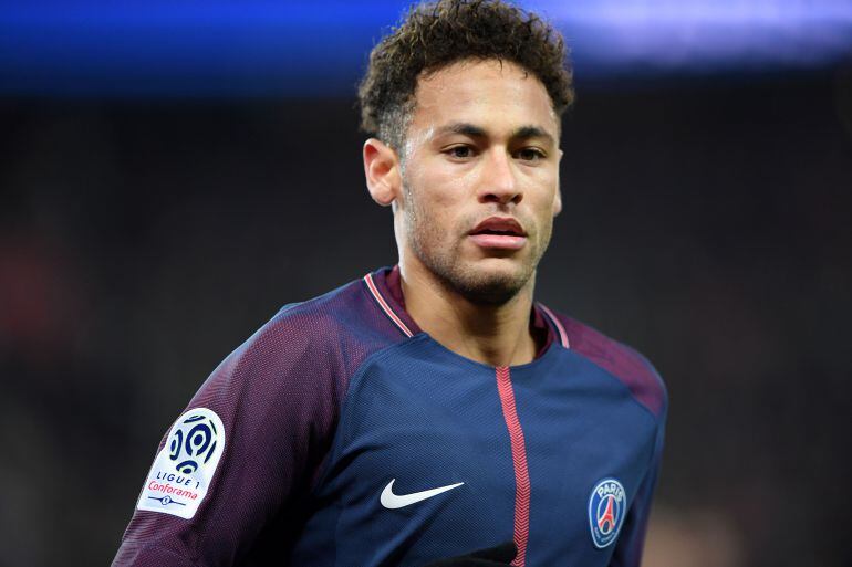 Neymar, durante un partido con el PSG