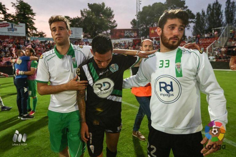 Imagen del equipo trs la derrota.