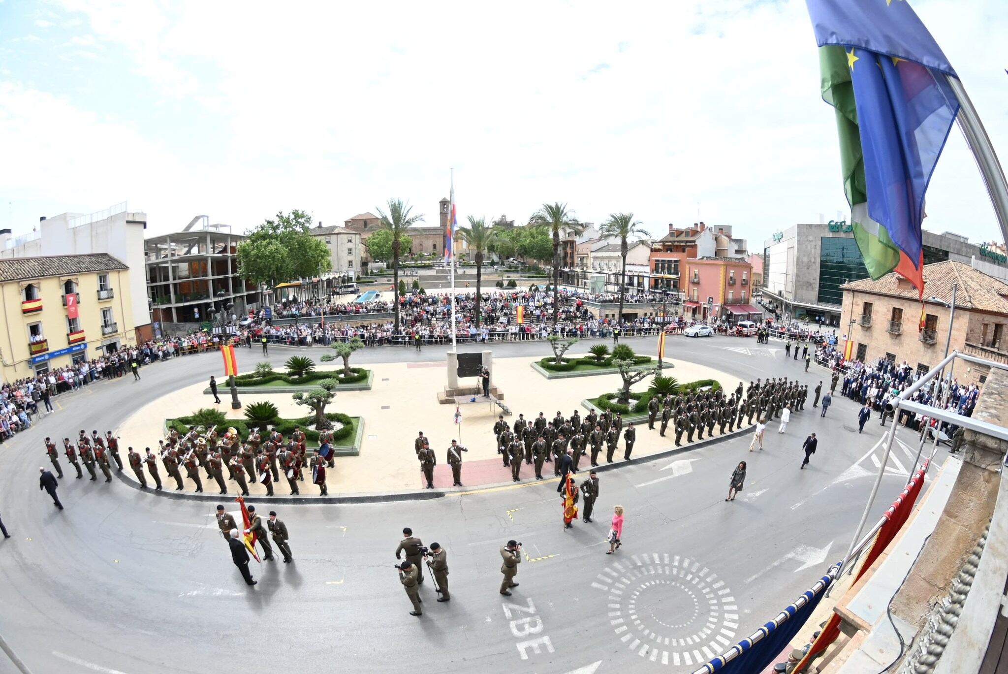 Jura de Bandera en Linares.
