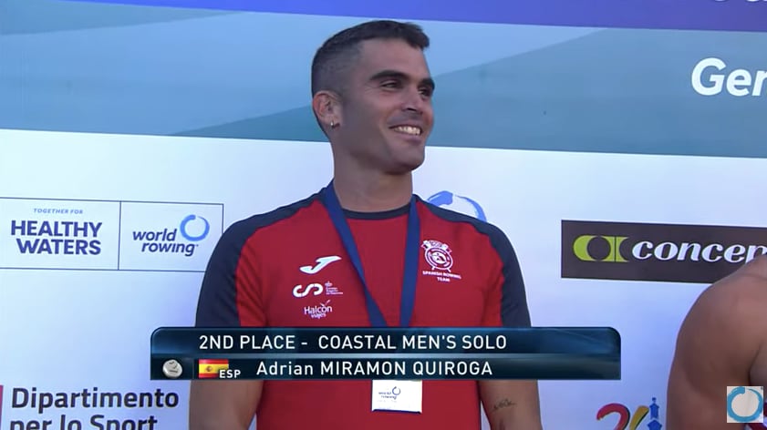 El malagueño Adrián Miramón, plata en el Mundial Beach Sprint/ RCM