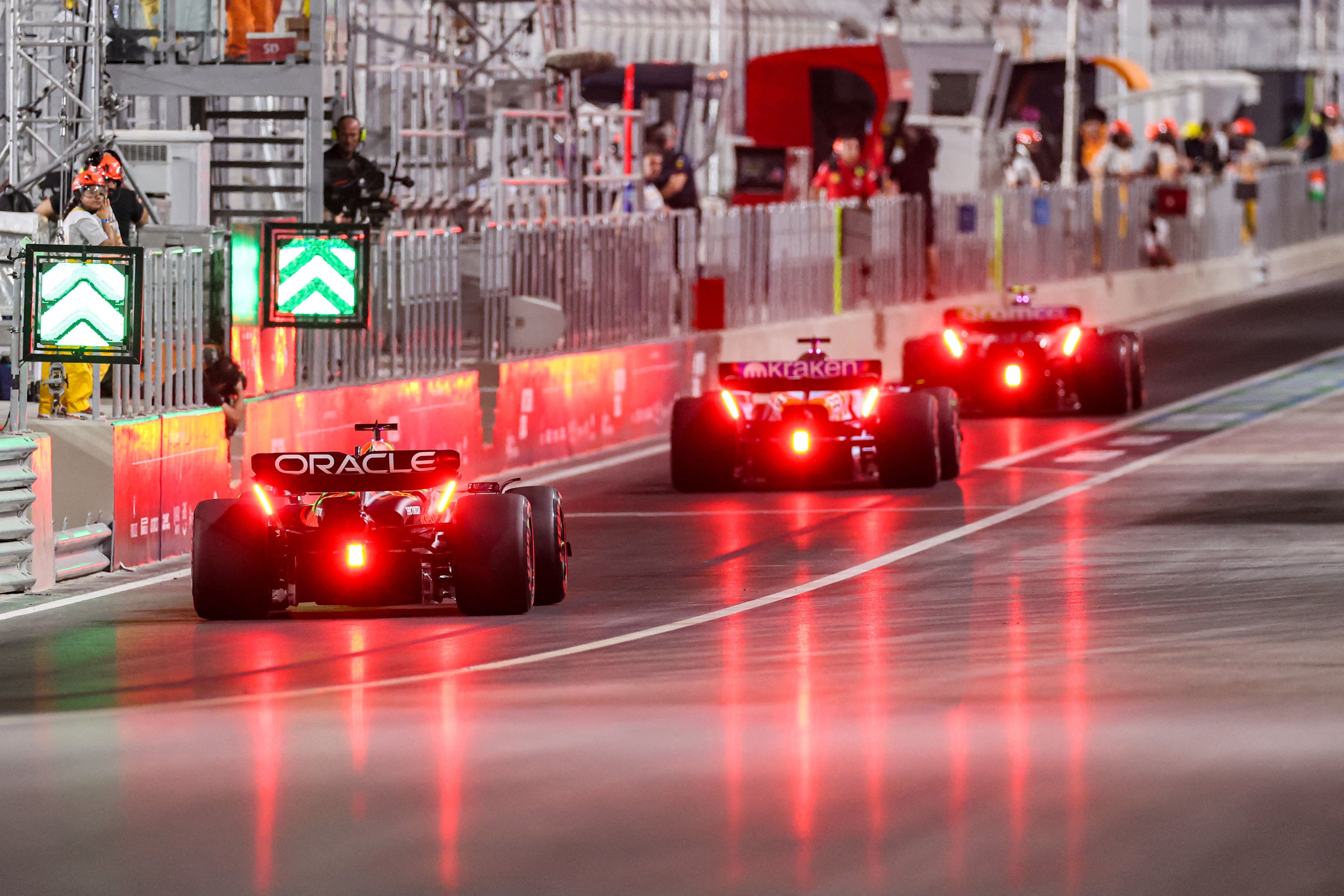 Momento de la clasificación del GP de Qatar.