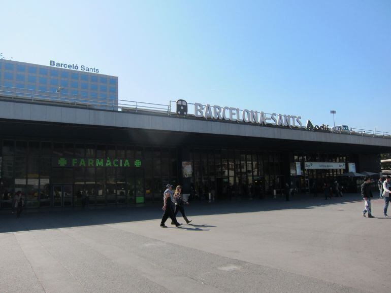 Estació de Sants, a Barcelona.