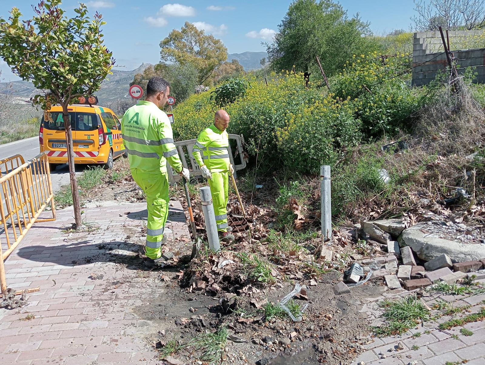 Obras en las carreteras de la provincia de Cádiz