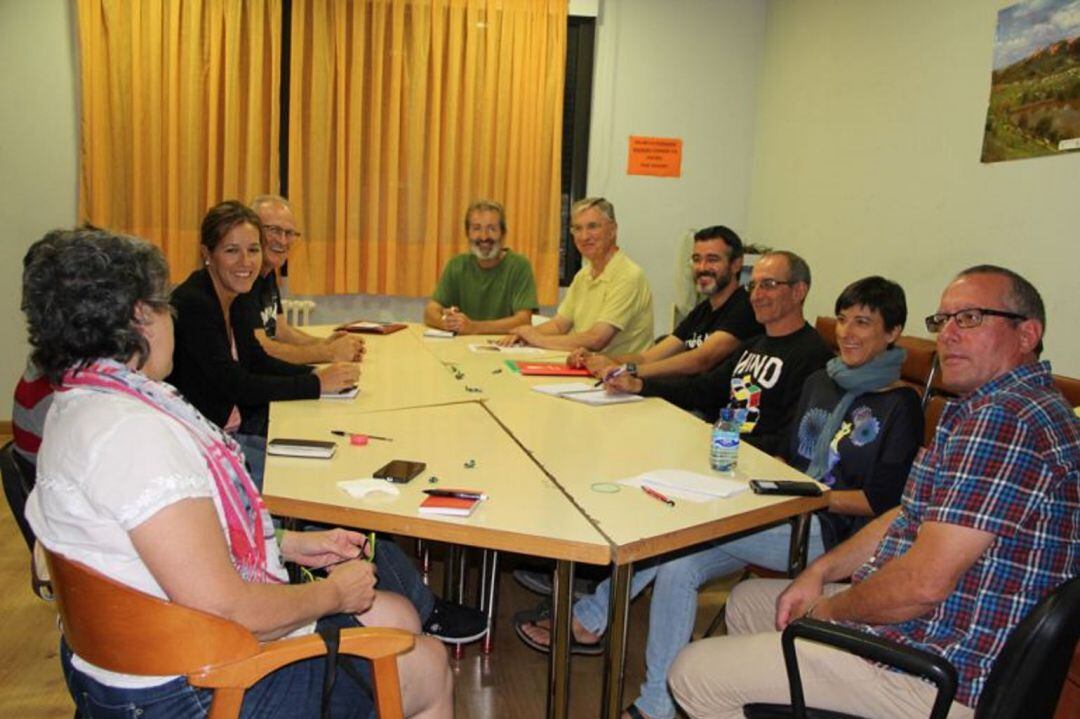 Reunión de los miembros de Izquierda Unida en la Comarca de Cuéllar