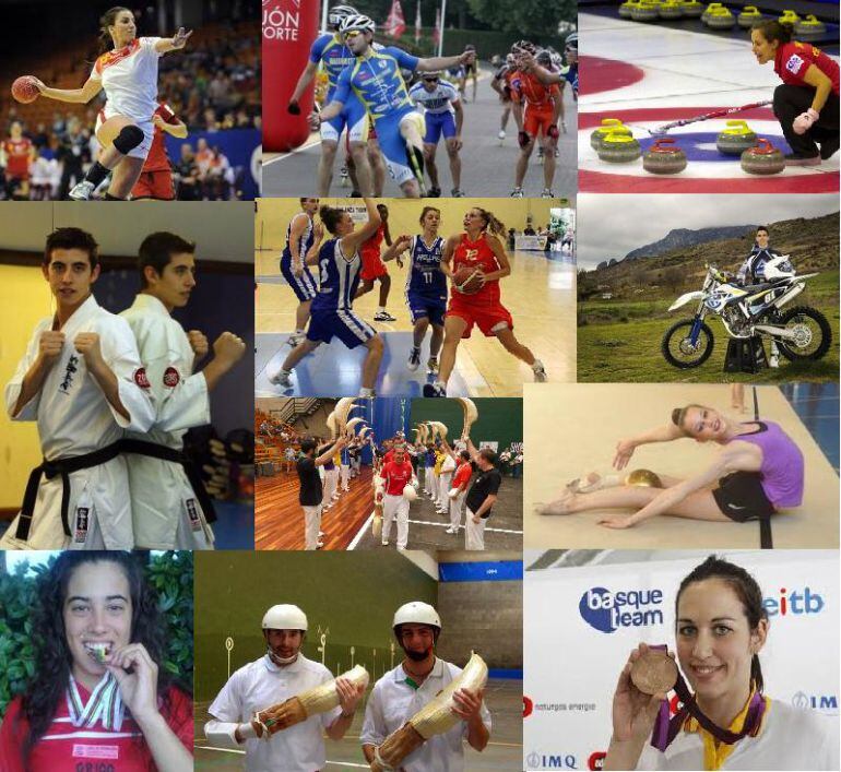 Los deportistas alaveses han cosechado muchos éxitos en el año 2014