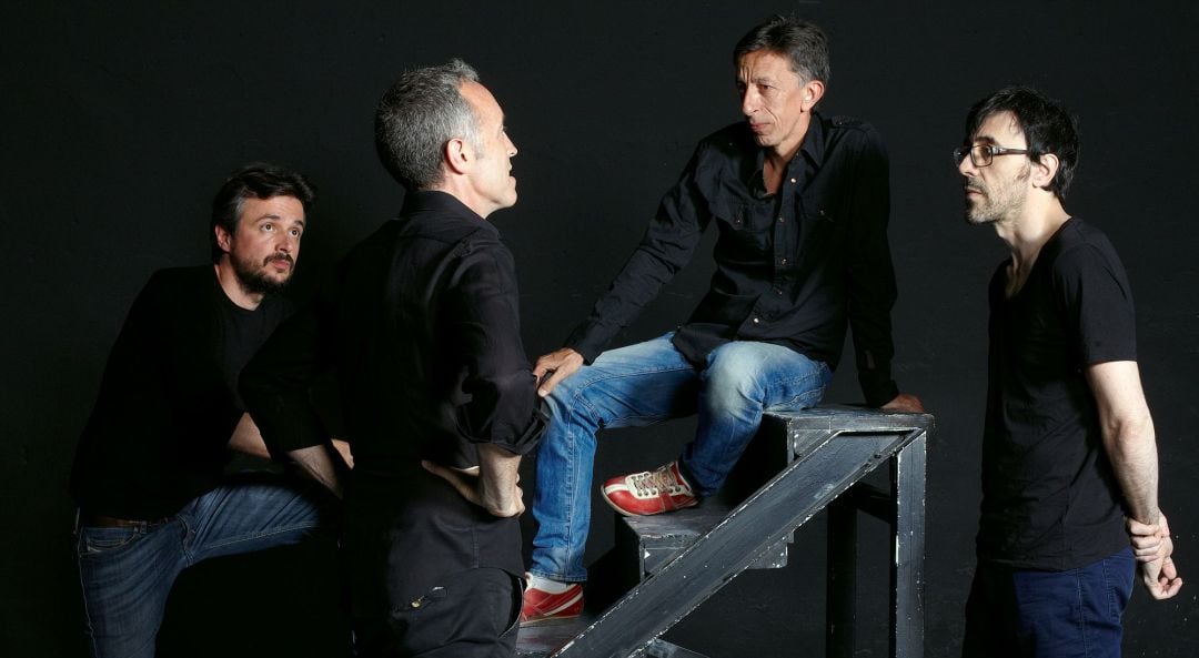 Jordi Buxó, Miguel del Arco, Aitor Tejada e Israel Elejalde, directores del Teatro Kamikaze. 