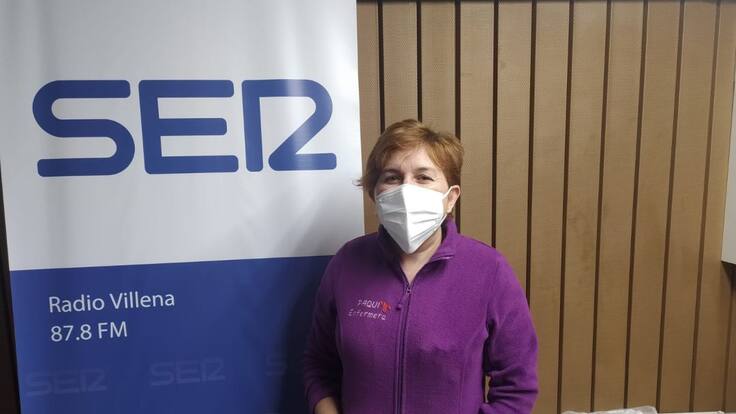 Paqui Patiño, enfermera del Centro de Salud 2 en Radio Villena