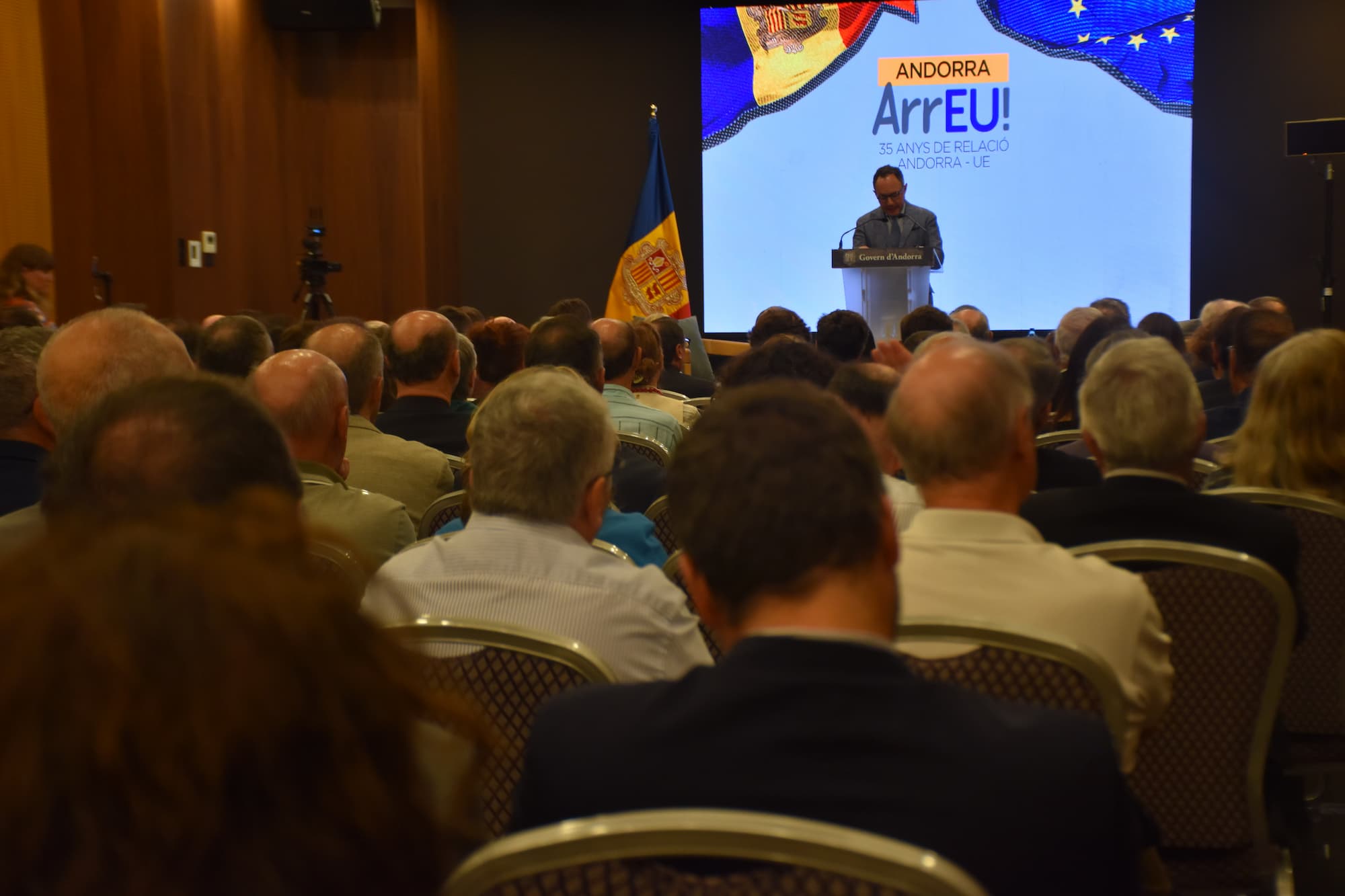 El cap de Govern, Xavier Espot, inaugura la jornada Andorra ArrEU per commemorar els 35 anys de relacions amb la UE