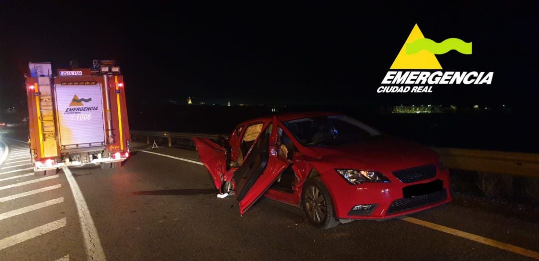 El accidente tenía lugar en la A-43 cerca de Torralba de Calatrava