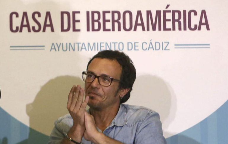 El alcalde de Cádiz, José María González, durante la entrega de unos premios en la Casa de Iberoamérica