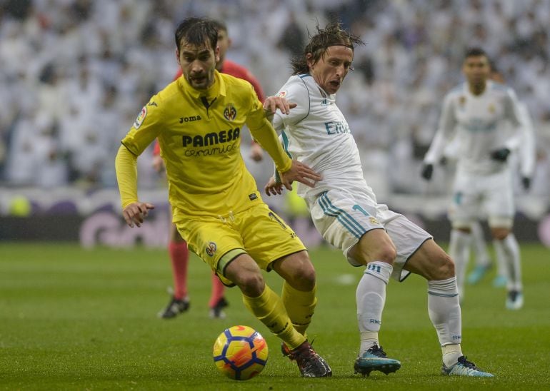 Trigueros en un partido ante el Real Madrid