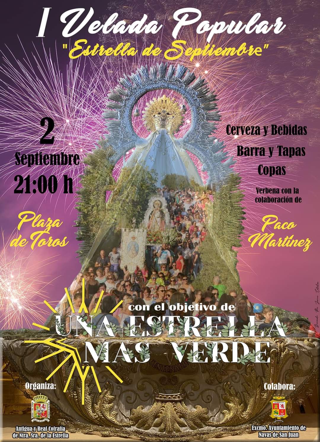 Cartel I Velada Popular &quot;Estrella de septiembre&quot;