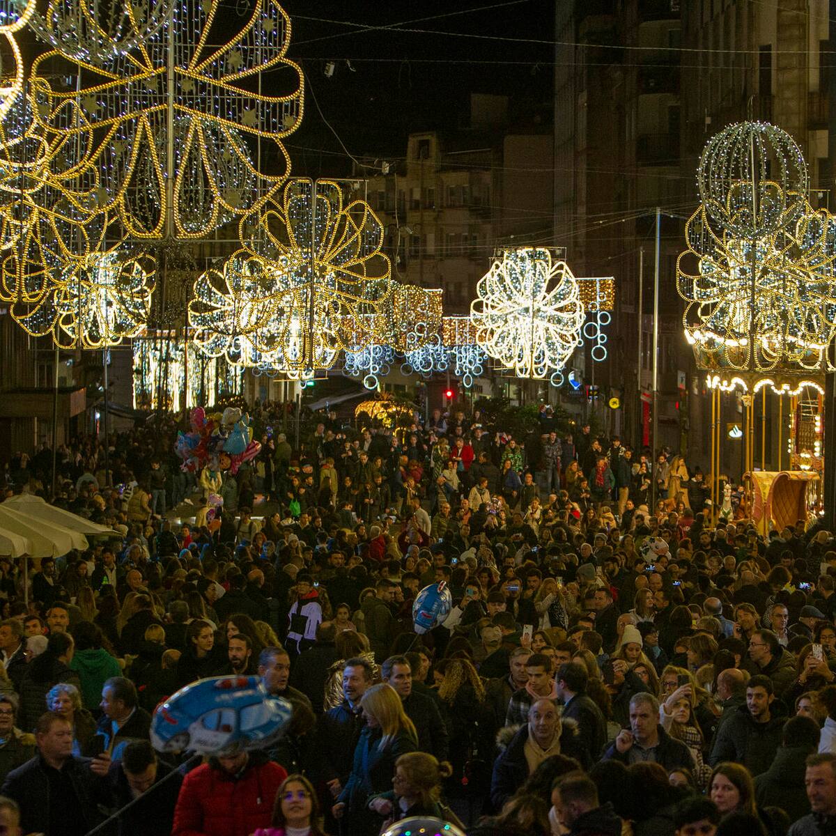 Asociaciones ecologistas piden que no se vuelva a instalar el mercadillo navideño en la Alameda de Vigo